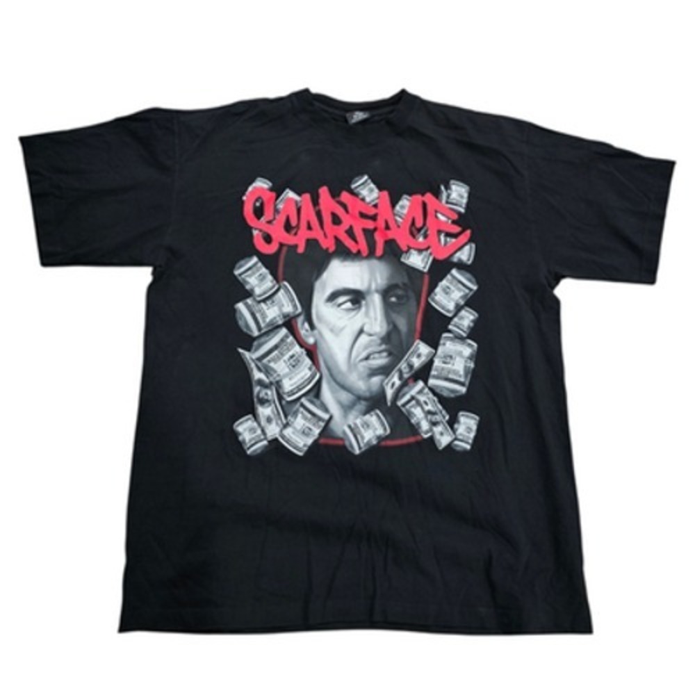 Vintage Scarface Tony Montana Money‎ T-Shirt 3XL Al Pacino Movie Memorabilia